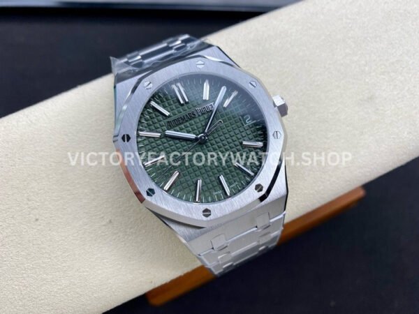 ZF Factory Audemars Piguet Royal Oak 50th Anniversary 15510ST.OO.1320ST.04 41mm Full Steel Green Dial