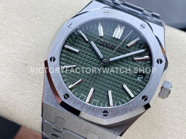 ZF Factory Audemars Piguet Royal Oak 50th Anniversary 15510ST.OO.1320ST.04 41mm Full Steel Green Dial