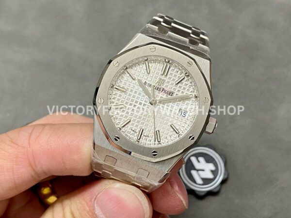 ZF Factory Audemars Piguet Royal Oak 77350ST.OO.1261ST.01 34mm Full Steel White Dial (1) ZF Factory Audemars Piguet Royal Oak 77350ST.OO.1261ST.01 34mm Full Steel White Dial