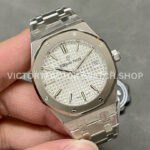 ZF Factory Audemars Piguet Royal Oak 77350ST.OO.1261ST.01 34mm Full Steel White Dial (5) ZF Factory Audemars Piguet Royal Oak 77350ST.OO.1261ST.01 34mm Full Steel White Dial