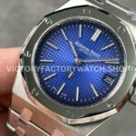 ZF Factory Audemars Piguet Royal Oak Jumbo 15202IP.OO.1240IP.01 39mm Full Titanium Blue Dial (6) ZF Factory Audemars Piguet Royal Oak Jumbo 15202IP.OO.1240IP.01 39mm Full Titanium Blue Dial