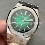 ZF Factory Audemars Piguet Royal Oak Jumbo 16202PT.OO.1240PT.01 39mm Full Platinum Green Dial