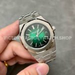 ZF Factory Audemars Piguet Royal Oak Jumbo 16202PT.OO.1240PT.01 39mm Full Platinum Green Dial