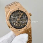 ZF Factory Audemars Piguet Royal Oak Jumbo 16204BA.OO.1240BA.01 Rose Gold Skeletonized Dial