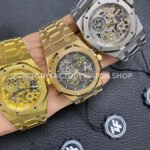 ZF Factory Audemars Piguet Royal Oak Jumbo 16204BA.OO.1240BA.01 Rose Gold Skeletonized Dial