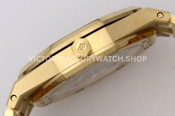 ZF Factory Audemars Piguet Royal Oak Jumbo 16204BA.OO.1240BA.01 Yellow Gold Skeletonized Dial