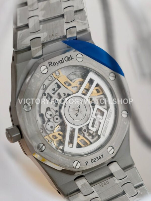 ZF Factory Audemars Piguet Royal Oak Jumbo16204BC.OO.1240BC.01 White Gold Skeletonized Dial