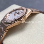 ZF Factory Audemars Piguet Royal Oak Lady 33mm Full Rose Gold Silver Dial