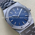 ZF Factory Audemars Piguet Royal Oak Lady 67650 33mm Full Steel Blue Dial (1) ZF Factory Audemars Piguet Royal Oak Lady 67650 33mm Full Steel Blue Dial