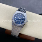 ZF Factory Audemars Piguet Royal Oak Lady 67650 33mm Full Steel Blue Dial (5) ZF Factory Audemars Piguet Royal Oak Lady 67650 33mm Full Steel Blue Dial