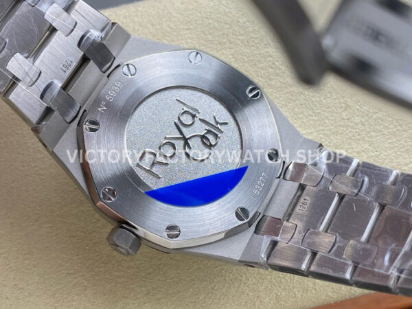 ZF Factory Audemars Piguet Royal Oak Lady 67650 33mm Full Steel Blue Dial (6) ZF Factory Audemars Piguet Royal Oak Lady 67650 33mm Full Steel Blue Dial