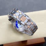 ZF Factory Audemars Piguet Royal Oak Lady 67651SR.ZZ.1261SR.01 33mm Diamond Bezel Rose Gold&Steel Silver Dial