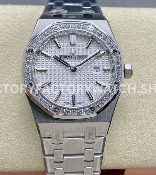 ZF 67651ST silver dial AP Royal Oak Lady 33mm