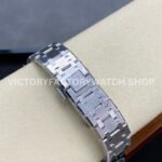 ZF Factory Audemars Piguet Royal Oak Lady 67651ST.ZZ.1261ST.01 33mm Diamond Bezel Full Steel Silver Dial