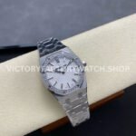 ZF Factory Audemars Piguet Royal Oak Lady 67651ST.ZZ.1261ST.01 33mm Diamond Bezel Full Steel Silver Dial