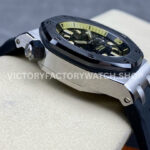 ZF Factory Audemars Piguet Royal Oak Offshore Diver 15720CN.OO.A002CA.01 42m ( (8) ZF Factory Audemars Piguet Royal Oak Offshore Diver 15720CN.OO.A002CA.01 42mm White Gold Rubber Strap Black Dial