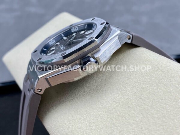 ZF Factory Audemars Piguet Royal Oak Offshore Diver 15720ST.OO.A009CA.01 42mm Steel Rubber Strap Grey Dial
