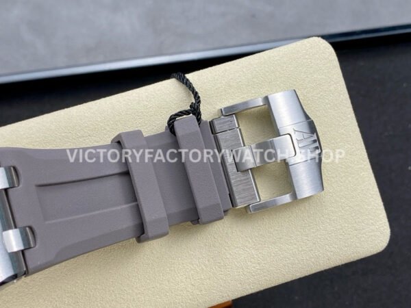 ZF Factory Audemars Piguet Royal Oak Offshore Diver 15720ST.OO.A009CA.01 42mm Steel Rubber Strap Grey Dial