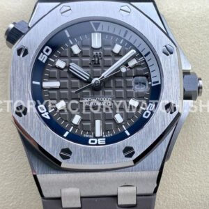 ZF AP Offshore Diver 15720 grey dial replica luxury watch 42mm rubber strap