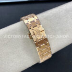 ZF Factory Audemars Piguet Royal Oak Selfwinding 15400OR.OO.1220OR.03 41mm Full Rose Gold ( (3) ZF Factory Audemars Piguet Royal Oak 15400OR.OO.1220OR.03 41mm Full Rose Gold Blue Dial