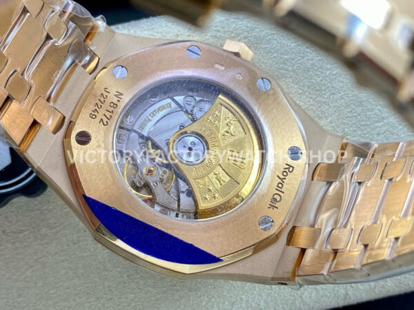 ZF Factory Audemars Piguet Royal Oak Selfwinding 15400OR.OO.1220OR.03 41mm Full Rose Gold ( (7) ZF Factory Audemars Piguet Royal Oak 15400OR.OO.1220OR.03 41mm Full Rose Gold Blue Dial
