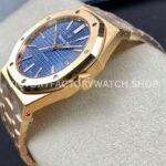 ZF Factory Audemars Piguet Royal Oak Selfwinding 15400OR.OO.1220OR.03 41mm Full Rose Gold ( (8) ZF Factory Audemars Piguet Royal Oak 15400OR.OO.1220OR.03 41mm Full Rose Gold Blue Dial