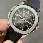 ZF Factory Patek Philippe Aquanaut 5164A-001 40.8mm Steel Rubber Strap Black Dial (1) ZF Factory Patek Philippe Aquanaut 5164A-001 40.8mm Steel Rubber Strap Black Dial