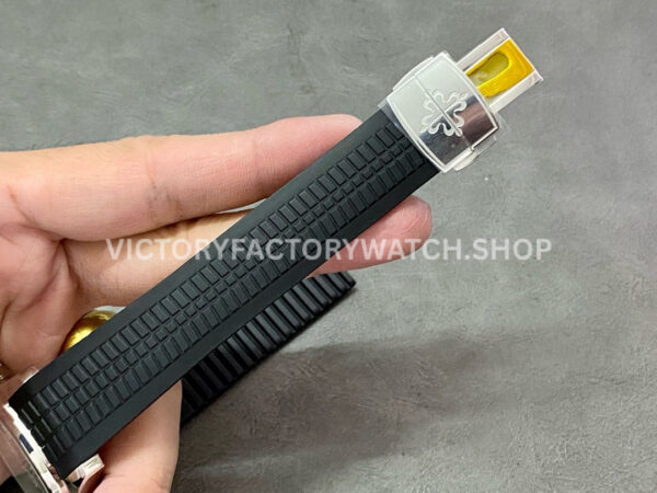 ZF Factory Patek Philippe Aquanaut 5164A-001 40.8mm Steel Rubber Strap Black Dial (7) ZF Factory Patek Philippe Aquanaut 5164A-001 40.8mm Steel Rubber Strap Black Dial