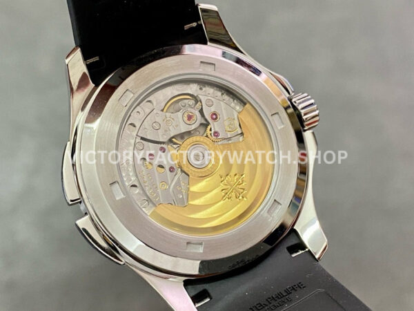 ZF Factory Patek Philippe Aquanaut 5164A-001 40.8mm Steel Rubber Strap Black Dial (9) ZF Factory Patek Philippe Aquanaut 5164A-001 40.8mm Steel Rubber Strap Black Dial