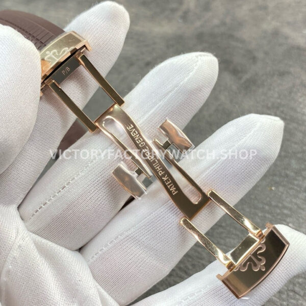 ZF Factory Patek Philippe Aquanaut 5164R-001 40.8mm Rose Gold Rubber Strap Brown Dial