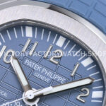ZF Factory Patek Philippe Aquanaut 5164R-001 40.8mm White Gold Rubber Strap Blue-Gray Dia