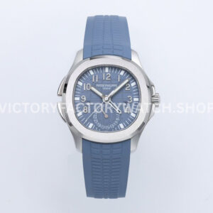 ZF Factory Patek Philippe Aquanaut 5164R blue gray dial rubber strap