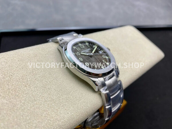 ZF Factory Patek Philippe Aquanaut 5165A 40mm Full Steel Arabic Numerals Black Dial