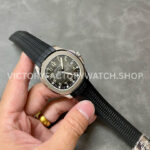 ZF Factory Patek Philippe Aquanaut 5167/1A-001 40mm Steel Black Rubber Strap Arabic Numerals Black Dial