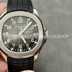 ZF Factory Patek Philippe Aquanaut 5167 1A black dial steel rubber strap