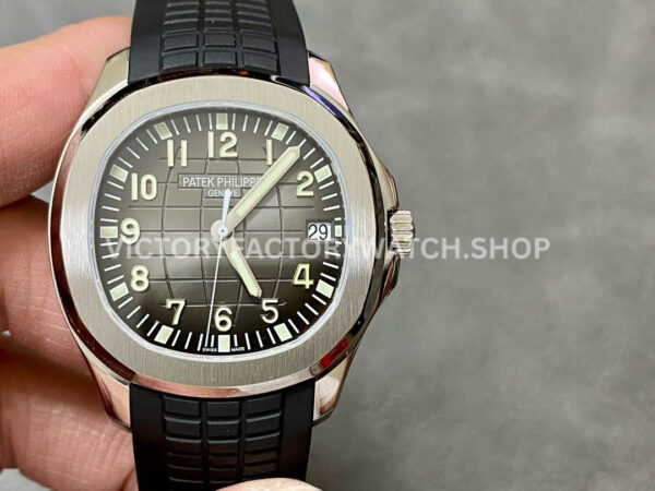 ZF Factory Patek Philippe Aquanaut 5167 1A black dial steel rubber strap