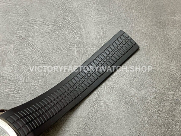 ZF Factory Patek Philippe Aquanaut 5167/1A-001 40mm Steel Black Rubber Strap Arabic Numerals Black Dial