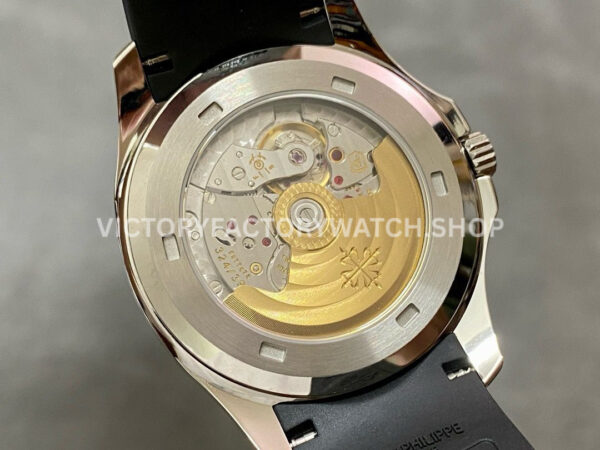 ZF Factory Patek Philippe Aquanaut 5167/1A-001 40mm Steel Black Rubber Strap Arabic Numerals Black Dial