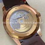 ZF Factory Patek Philippe Aquanaut 5167R-001 40mm Rose Gold Brown Rubber Strap Arabic Numerals Brown Dial