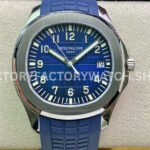 ZF Factory Patek Philippe Aquanaut 5168G blue dial blue rubber strap