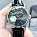 ZF Factory Patek Philippe Calatrava 5153G black dial white gold leather strap