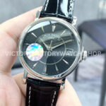 ZF Factory Patek Philippe Calatrava 5153G-001 38mm White Gold Leather Strap Black Dial