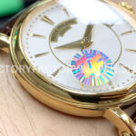 ZF Factory Patek Philippe Calatrava 5153J-001 38mm Yellow Gold Leather Strap Silver Dial