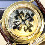ZF Factory Patek Philippe Calatrava 5153J-001 38mm Yellow Gold Leather Strap Silver Dial
