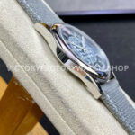ZF Factory Patek Philippe Calatrava 6007A-001 40mm Steel Canvas Strap Blue Dial