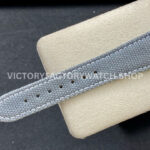 ZF Factory Patek Philippe Calatrava 6007A-001 40mm Steel Canvas Strap Blue Dial