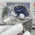 ZF Factory Audemars Piguet Royal Oak Jumbo 16202BC.OO.1240BC.02 Extra Thin 39mm White Gold Grainy Effect Blue Dial