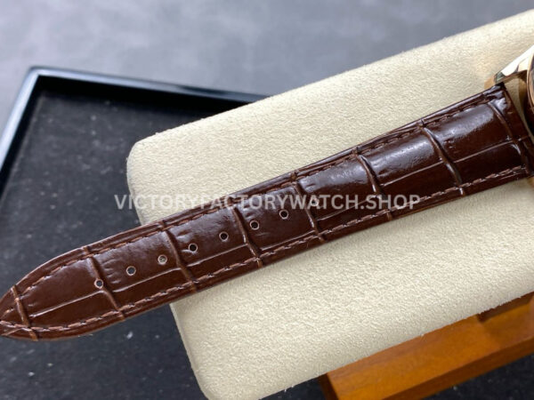 ZM Factory Patek Philippe Perpetual Calendar 5050J 40mm Rose Gold Leather Strap White Dial (2) ZM Factory Patek Philippe Perpetual Calendar 5050J 40mm Rose Gold Leather Strap White Dial