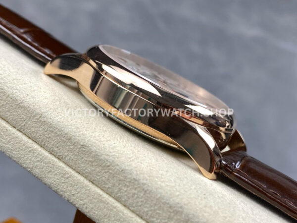ZM Factory Patek Philippe Perpetual Calendar 5050J 40mm Rose Gold Leather Strap White Dial (6) ZM Factory Patek Philippe Perpetual Calendar 5050J 40mm Rose Gold Leather Strap White Dial