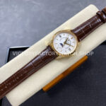 ZM Factory Patek Philippe Perpetual Calendar 5050J 40mm Yellow Gold Leather Strap White Dial